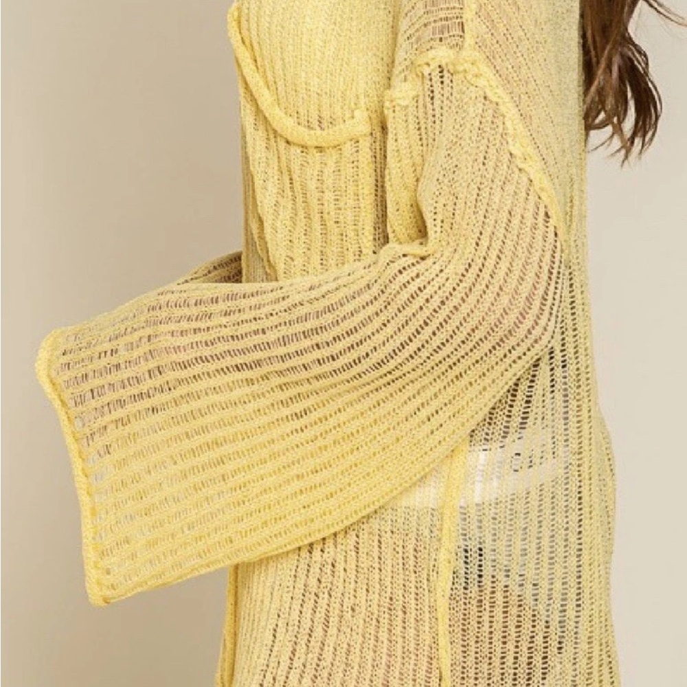 EUC POL Sheer Boat Neck Sweater - Picture 3 of 8